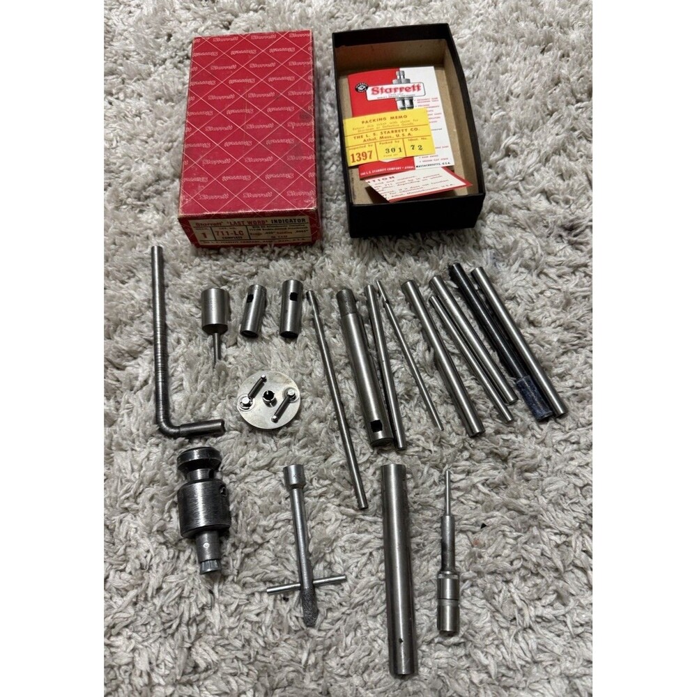 Lot of assorted machinist tools parts Used See Photos